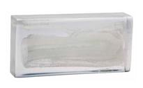 Плитка S.Anselmo Glass Bricks Cloud White 11.6x24.6 см, поверхность глянец