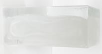 Плитка S.Anselmo Glass Bricks Cloud White Half 5.3x12 см, поверхность глянец