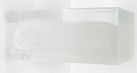 S.Anselmo Glass Bricks Cloud White Half 5.3x12