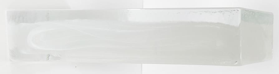 S.Anselmo Glass Bricks Cloud White Tavella Half 5.9x24.6