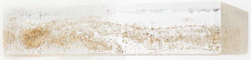 S.Anselmo Glass Bricks Gold Glitter 5.3x24.6
