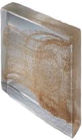 Плитка S.Anselmo Glass Bricks Gold Glitter Half 11.6x12.1 см, поверхность глянец