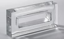 Плитка S.Anselmo Glass Bricks Neutral Monoforo 11.6x24.6 см, поверхность глянец