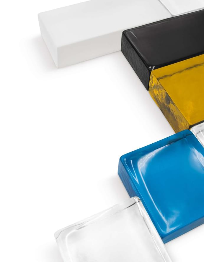 стекло фабрики S.Anselmo коллекция Glass Bricks