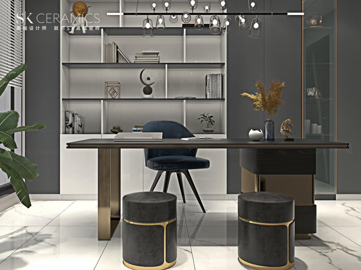 керамогранит фабрики SK Ceramics коллекция Statuario Bianco