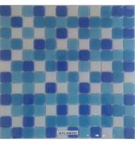 Плитка Safranglass Mosaic Atlantic 31.5x31.5 см, поверхность глянец