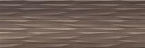 Плитка Saloni Eukalypt Prismas Cacao 40x120 см, поверхность матовая, рельефная