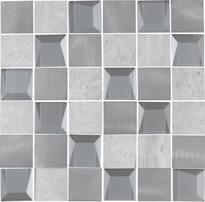 Плитка Saloni Keystone Mosaico Blanco Mix 25x25 см, поверхность матовая