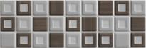 Плитка Saloni Prisma Mos. Gris 20x60 см, поверхность глянец, рельефная