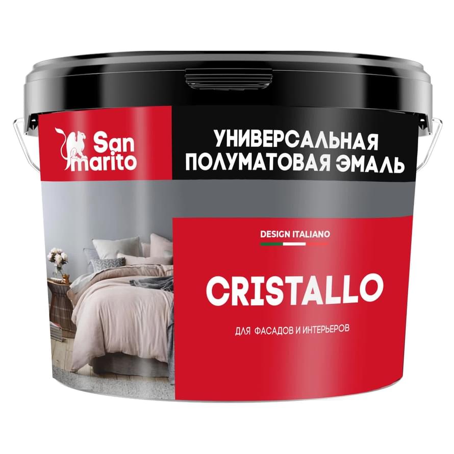 San Marito Краски И Эмали Cristallo 2.7 л эмаль поверхность