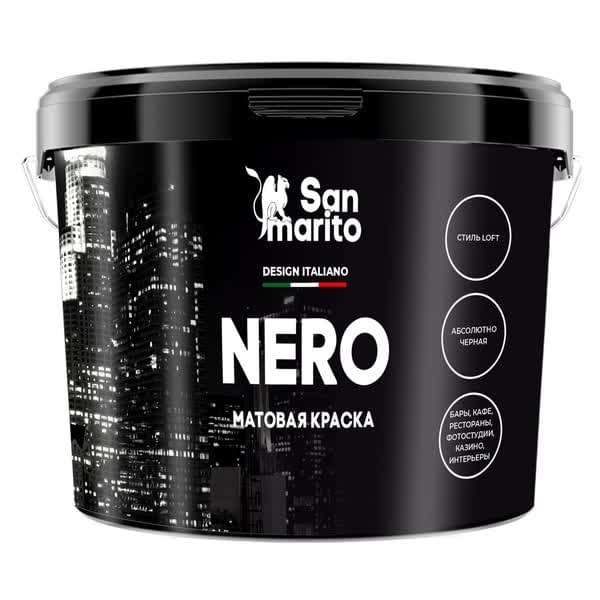 San Marito Краски И Эмали Nero 9 л краска поверхность