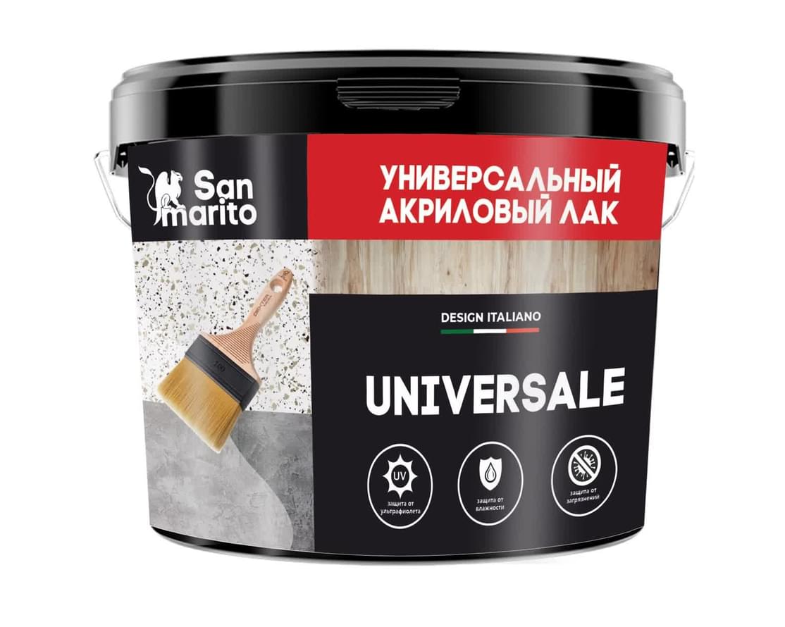 San Marito Финишные Покрытия Universale Полуглянцевый 3 кг акриловый лак поверхность