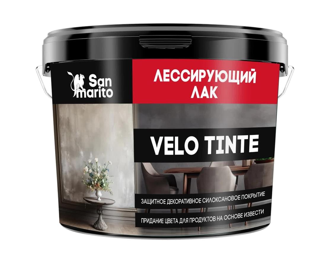 San Marito Финишные Покрытия Velo Tinte 1 л лак поверхность