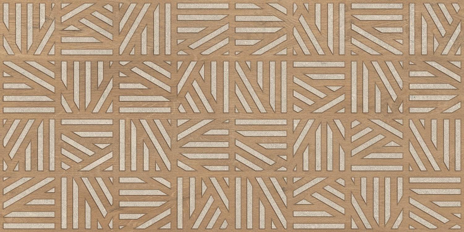 Плитка Sanchis Nara Lattice Honey С Сast 60x120 см, поверхность матовая