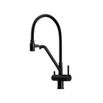 Плитка Sancos Dora Смеситель для кухни DORA с гибким изливом цвет матовый черный/черный поверхность матовая