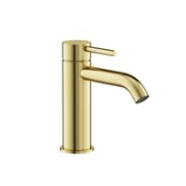 Плитка Sancos Etna Смеситель для раковины ETNA низкий брашированное золото поверхность брашированная