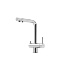 Плитка Sancos Foster Смеситель для кухни FOSTER с краном для фильтра брашированный никель поверхность брашированная