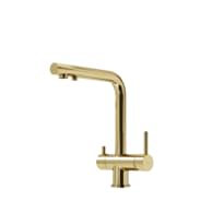 Плитка Sancos Foster Смеситель для кухни FOSTER с краном для фильтра полированное золото поверхность глянец