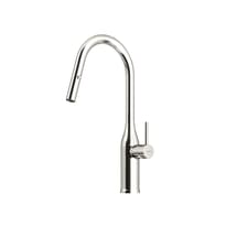 Плитка Sancos Grand Смеситель для кухни GRAND с вытяжным изливом цвет нержавеющая сталь поверхность брашированная