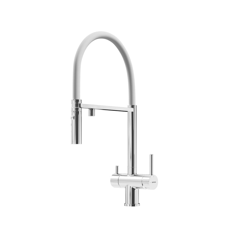 Плитка Sancos Imola Смеситель для кухни IMOLA с краном для фильтра и гибким изливом хром поверхность глянец