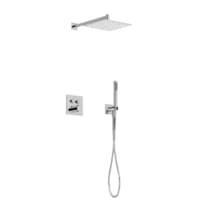 Плитка Sancos Linn Душевой комплект с термостатом LINN с внутренней частью хром поверхность глянец