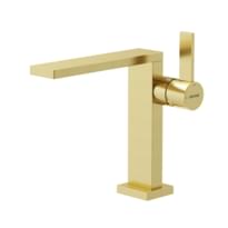 Плитка Sancos Linn Смеситель для раковины LINN брашированное золото поверхность брашированная