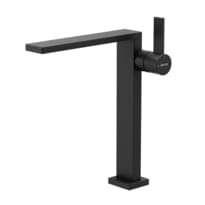 Плитка Sancos Linn Смеситель для раковины высокий LINN черный поверхность матовая