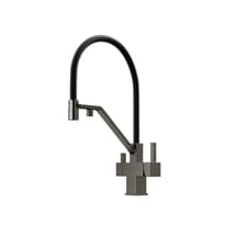 Плитка Sancos Loro Смеситель для кухни LORO с гибким изливом цвет вороненая сталь/черный поверхность брашированная