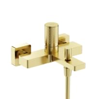 Плитка Sancos Nexus Смеситель для ванны NEXUS брашированное золото поверхность брашированная