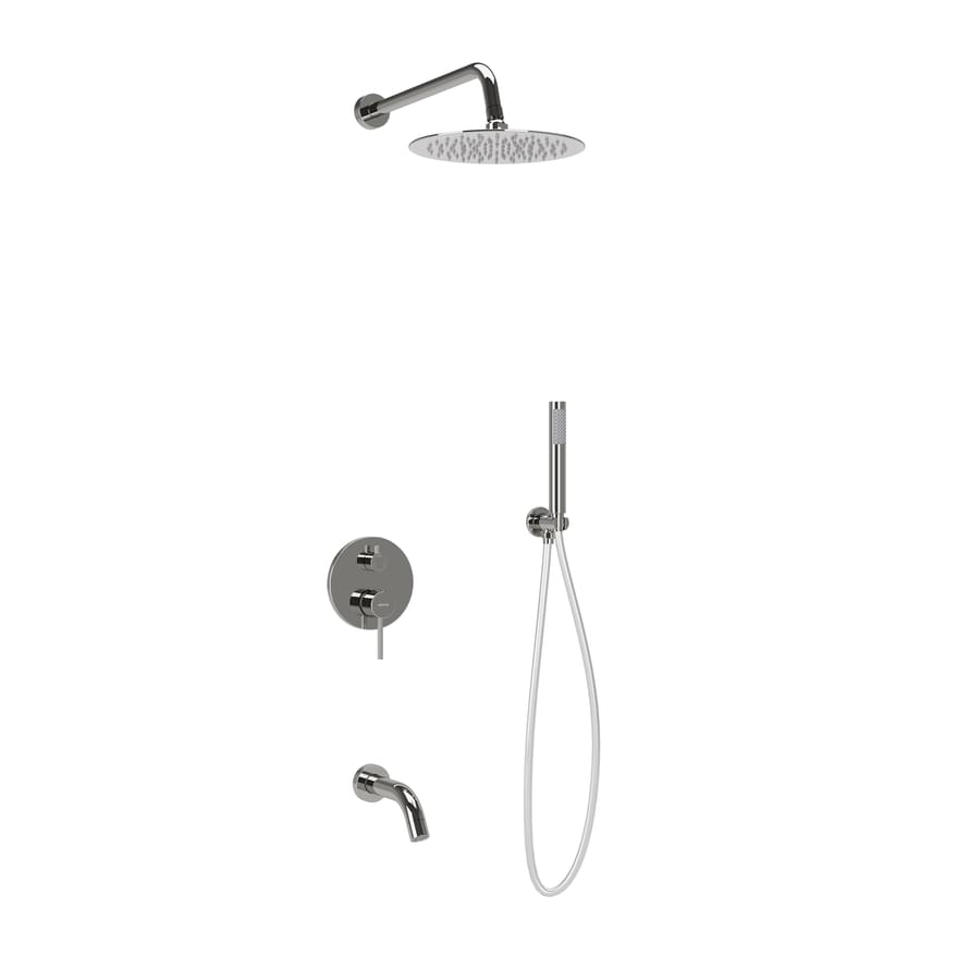 Плитка Sancos Select Душевой комплект SELECT встраиваемый для ванны/душа цвет хром поверхность глянец