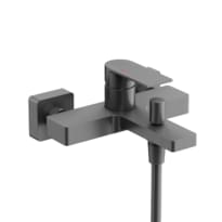 Плитка Sancos Studio Смеситель для ванны STUDIO вороненая сталь поверхность матовая