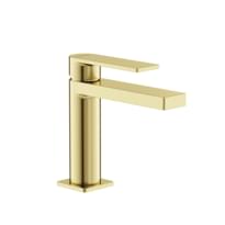 Плитка Sancos Studio Смеситель для раковины STUDIO брашированное золото поверхность брашированная