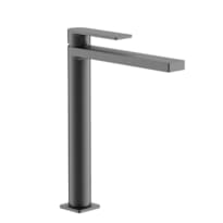 Плитка Sancos Studio Смеситель для раковины STUDIO высокий вороненая сталь поверхность матовая