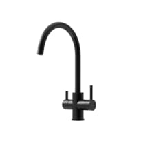 Плитка Sancos Taper Смеситель для кухни TAPER с краном для фильтра черный матовый поверхность матовая