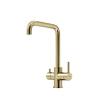 Плитка Sancos Vela Смеситель для кухни VELA с краном для фильтра брашированное золото поверхность брашированная