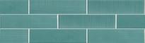 Плитка Sant Agostino Decorline Stripebrick Emerald 7.3x30 см, поверхность глянец
