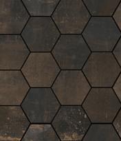 Плитка Sant Agostino Oxidart Hexagon Black 27x32.5 см, поверхность матовая
