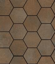 Плитка Sant Agostino Oxidart Hexagon Copper 27x32.5 см, поверхность матовая