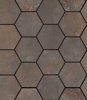 Плитка Sant Agostino Oxidart Hexagon Iron 27x32.5 см, поверхность матовая