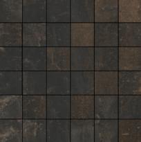 Плитка Sant Agostino Oxidart Mosaico Black 30x30 см, поверхность матовая
