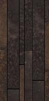 Плитка Sant Agostino Oxidart Muretto Black 22.5x45 см, поверхность матовая