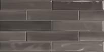 Плитка Sant Agostino Shadebox Brick Dark 7.3x30 см, поверхность глянец