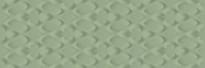 Плитка Sant Agostino Spring Paper 3D-01 Green 25x75 см, поверхность матовая, рельефная