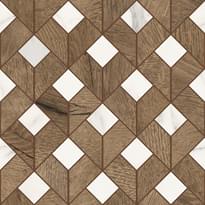 Плитка Sant Agostino Timewood Flip Brown 29x29 см, поверхность матовая, рельефная