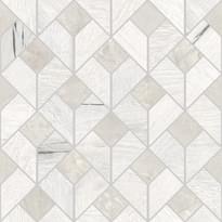 Плитка Sant Agostino Timewood Flip White 29x29 см, поверхность матовая, рельефная
