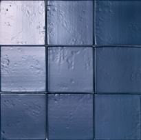 Плитка Sartoria Artigiana I Quadrati 05 Blu 11x11 см, поверхность глянец, рельефная