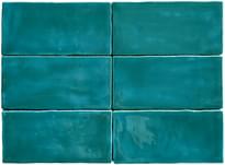 Плитка Sartoria Memorie Blu Reale 6.5x13 см, поверхность глянец