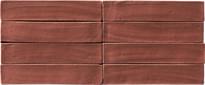Плитка Sartoria Split And Fornace Fornace Red Brick 6x30 см, поверхность матовая