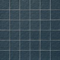 Плитка Sartoria Tsquare Mosaic Royal Blue 31.6x31.6 см, поверхность матовая, рельефная