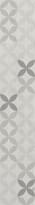 Плитка Savoia Smeralda Bianco Decoro 20x120 см, поверхность матовая
